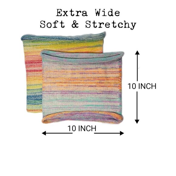 Handmade Cotton Headband for Dreads Braids Hair Wrap Multi-Use Hiking Gaiter - Picture 6 of 6